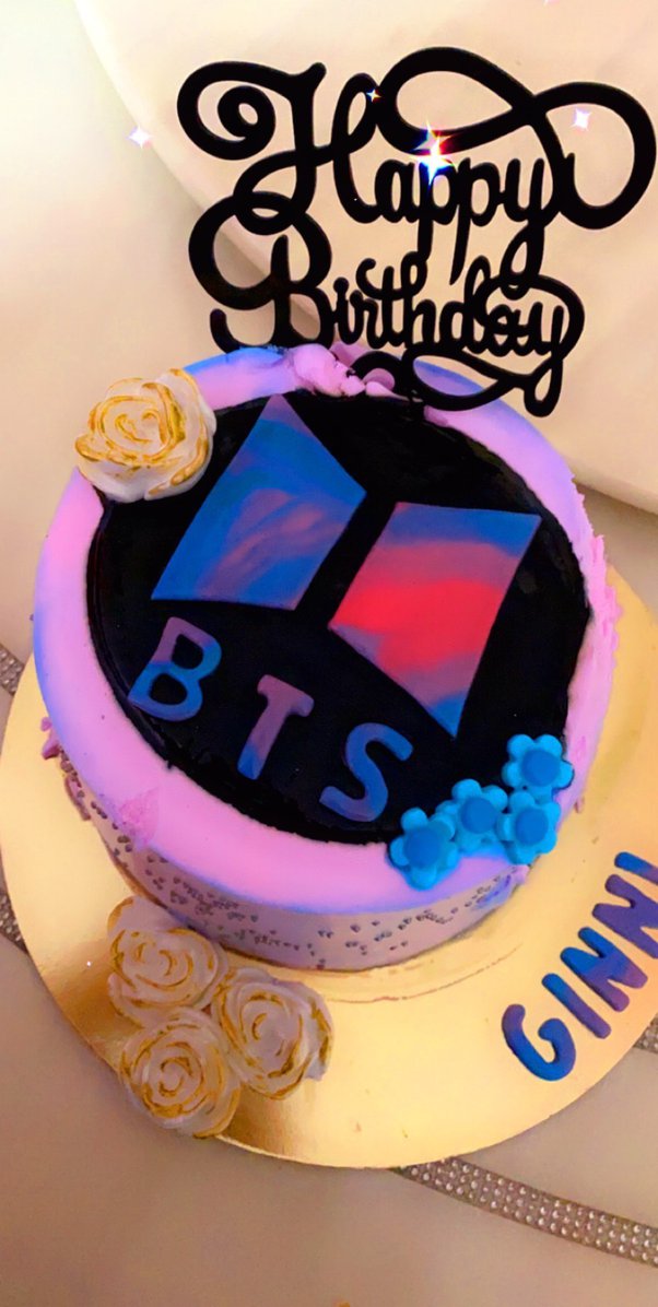 Edible icing art is a great way to make a cake and cupcakes look . I Want To Give My Sister A Surprise With A Bts Birthday Cake What Are Some Ideas For Cake And Decoration Bts Fandom