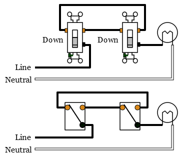 3 way switch wiring diagram. How To Wire A Three Way Single Pole Double Throw Switch With Two Lights Quora