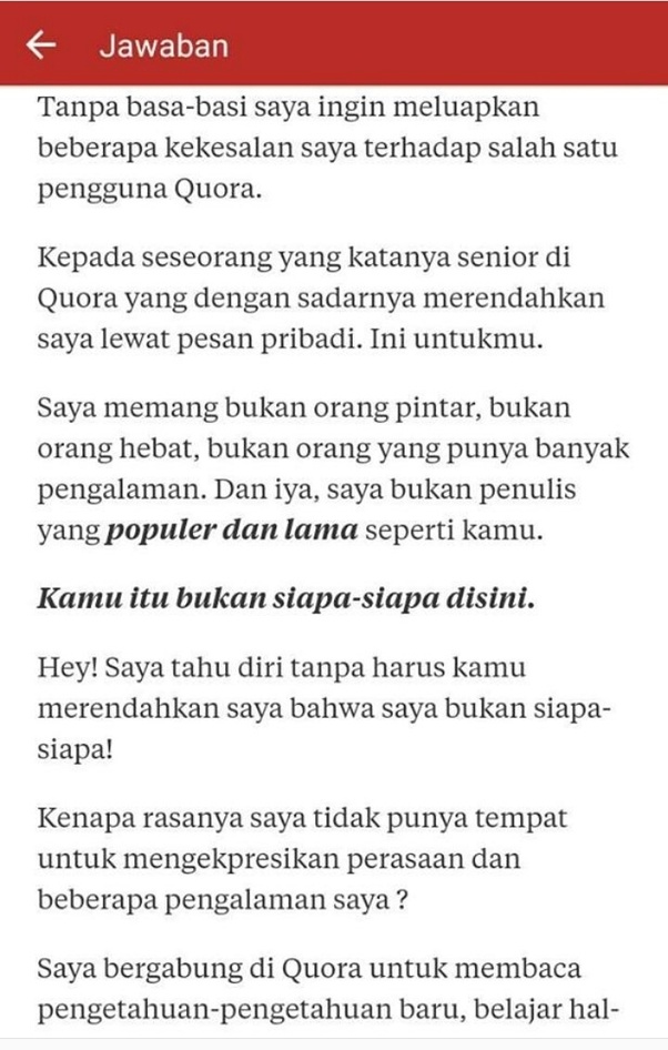 Teka teki harian wow 4 maret 2020 youtube. What Do You Think Of Quora Indonesia Quora