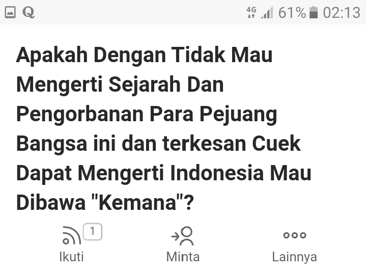 Tingginya apatisme sejarah Indonesia pada generasi muda, apakah mereka  peduli Indonesia Mau Dibawa &lsquo;Kemana&rsquo;? - Quora