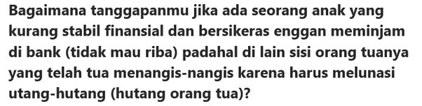 Ada 11 adab utang piutang dalam . Jika Orang Tua Mempunyai Hutang Kepada Orang Lain Apakah Seorang Anak Wajib Untuk Membayarkannya Quora