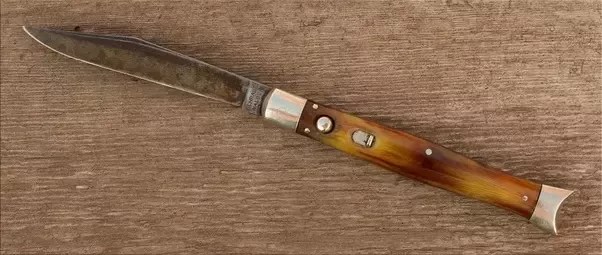 Automatic knives, also known as switchblades, open automatically with the press of a button or pull of a lever. What Is The Most Effective Switchblade Knife Quora