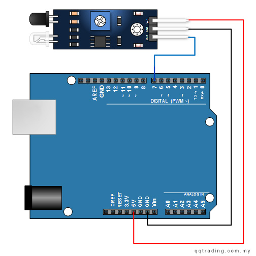 Ir Infrared 2 30cm Obstacle Detaction Sensor Module Fc 51