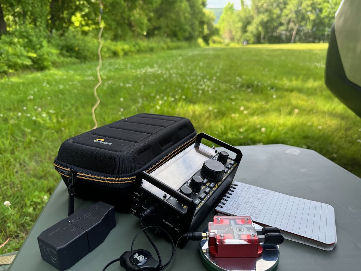 QRP POTA at Cap Tourmente: Testing and (Slowly) Trimming the