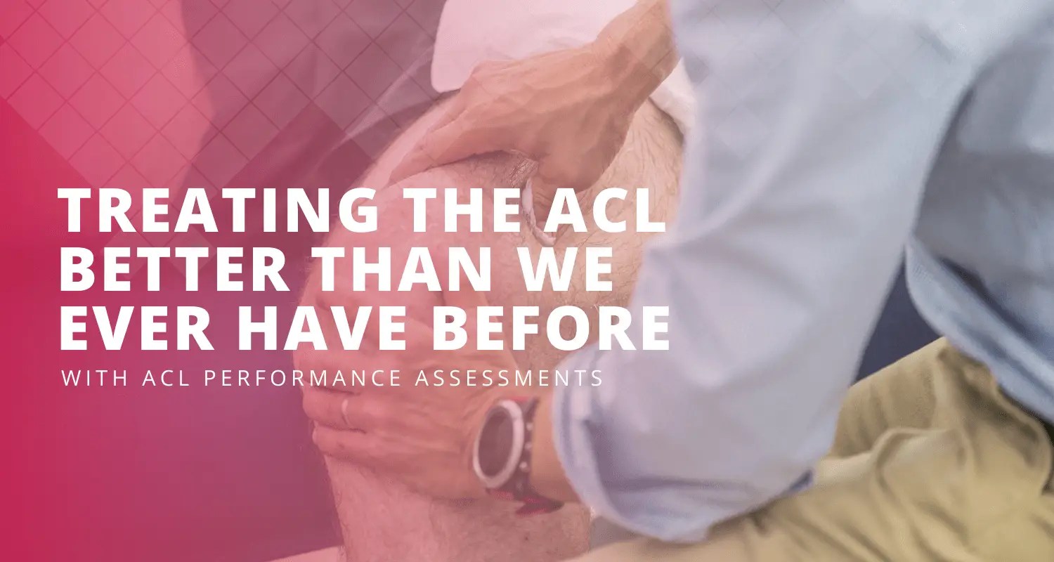 Banner and title header for the blog treating the acl better than we ever have before