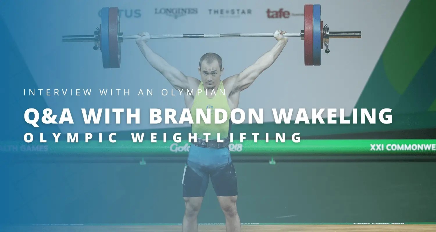 Banner and title header for the blog Interview with an Olympian Brandon Wakeling