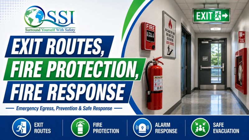 Exit Routes, Fire Protection, Fire Response