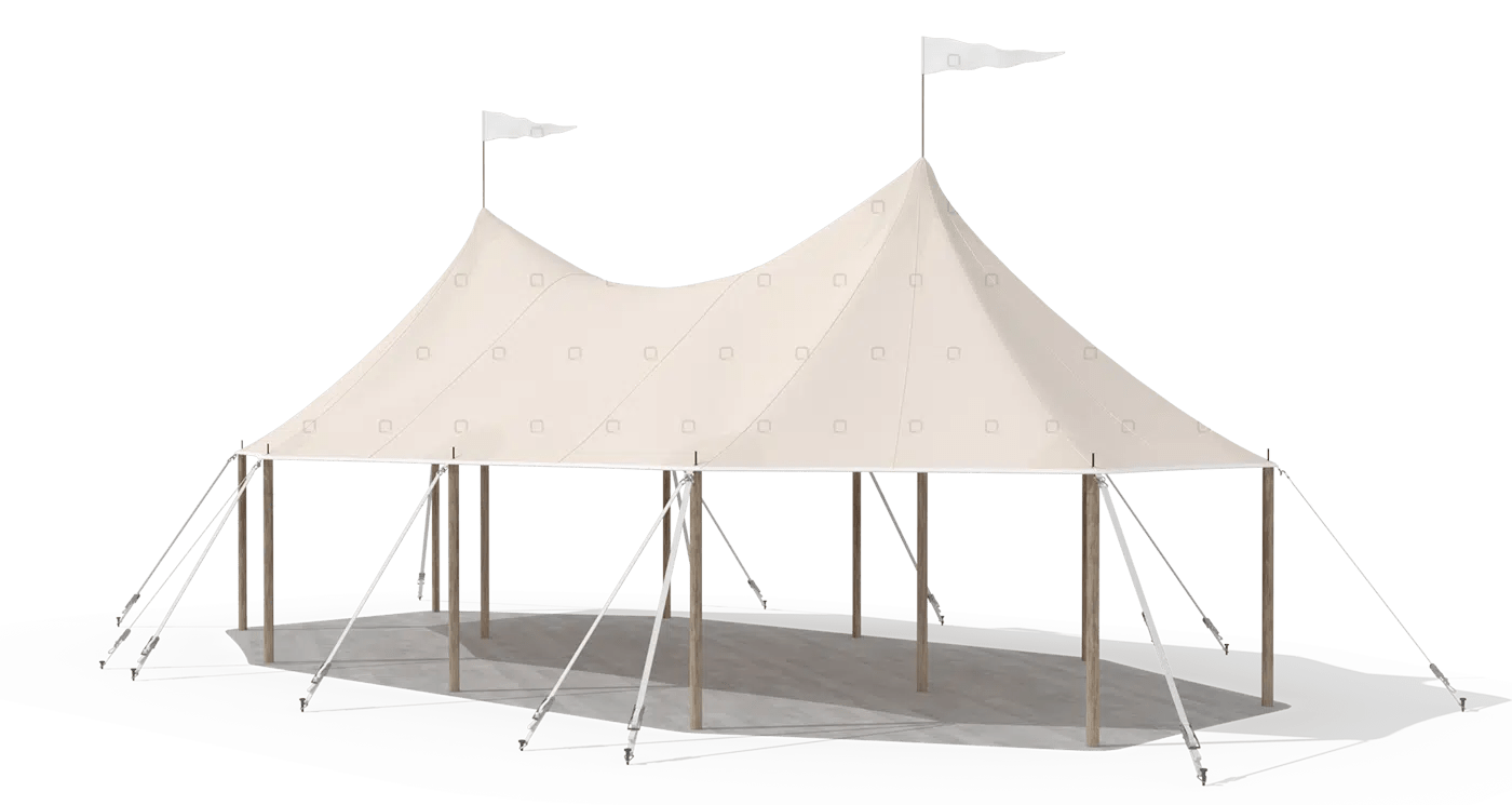 Luxury sailcloth tents