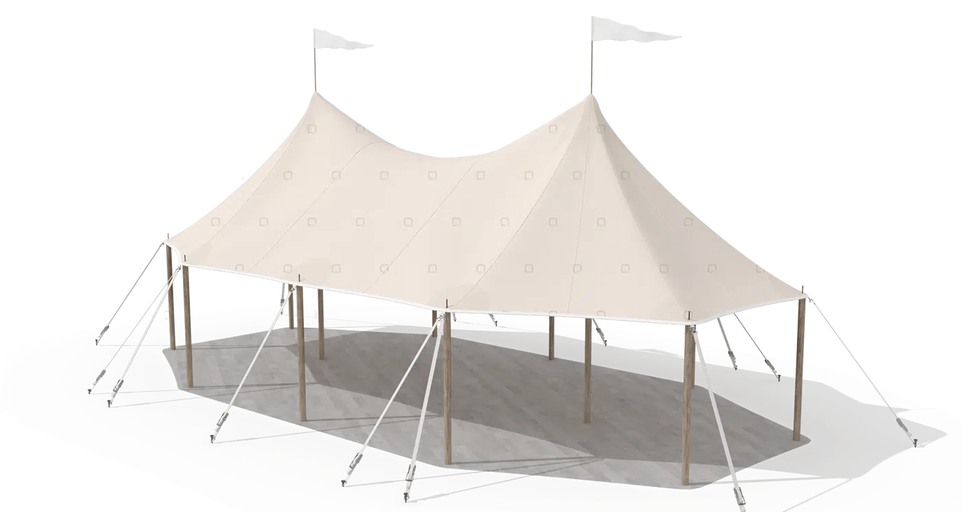 Luxury sailcloth tents