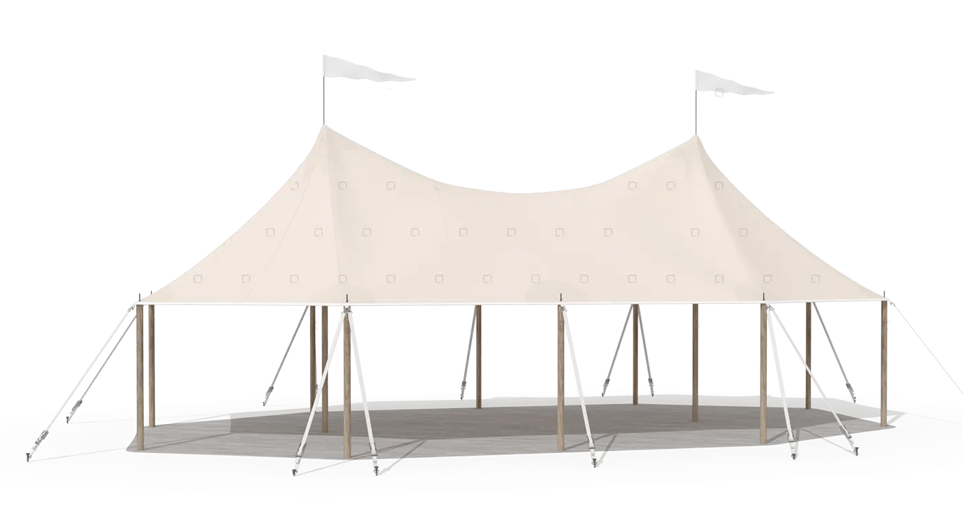 Luxury sailcloth tents