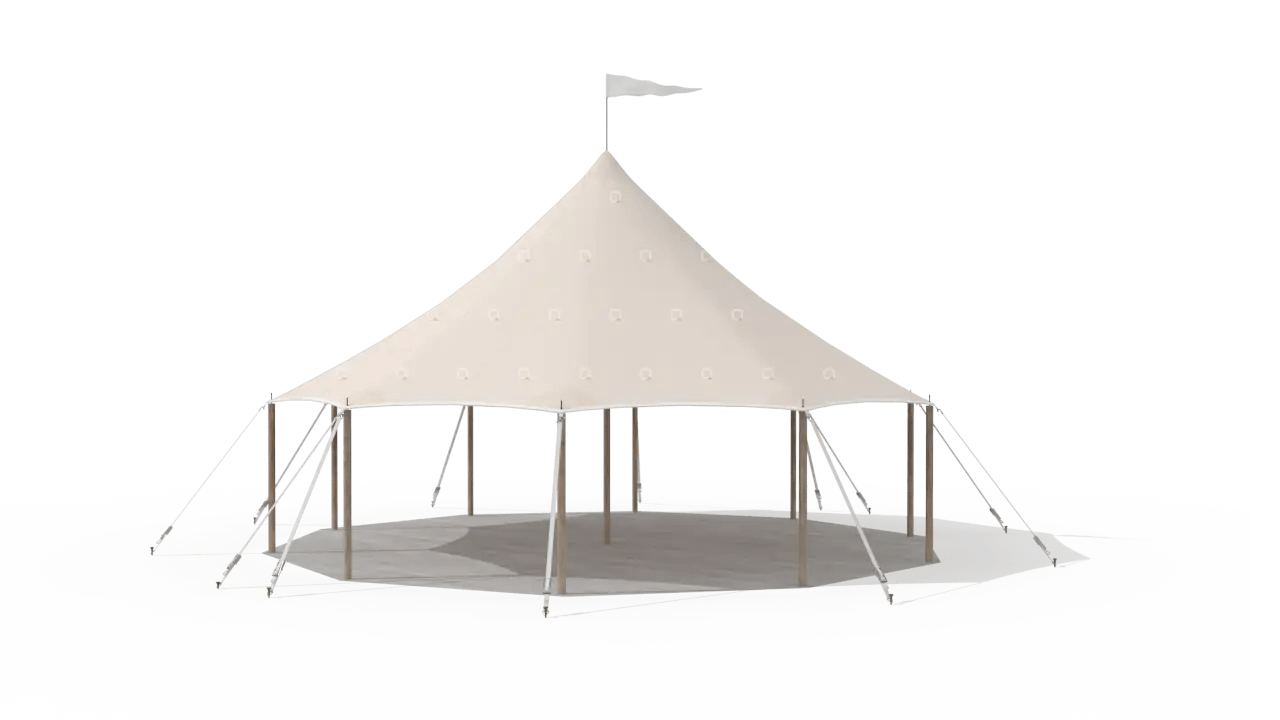 Luxury sailcloth tents