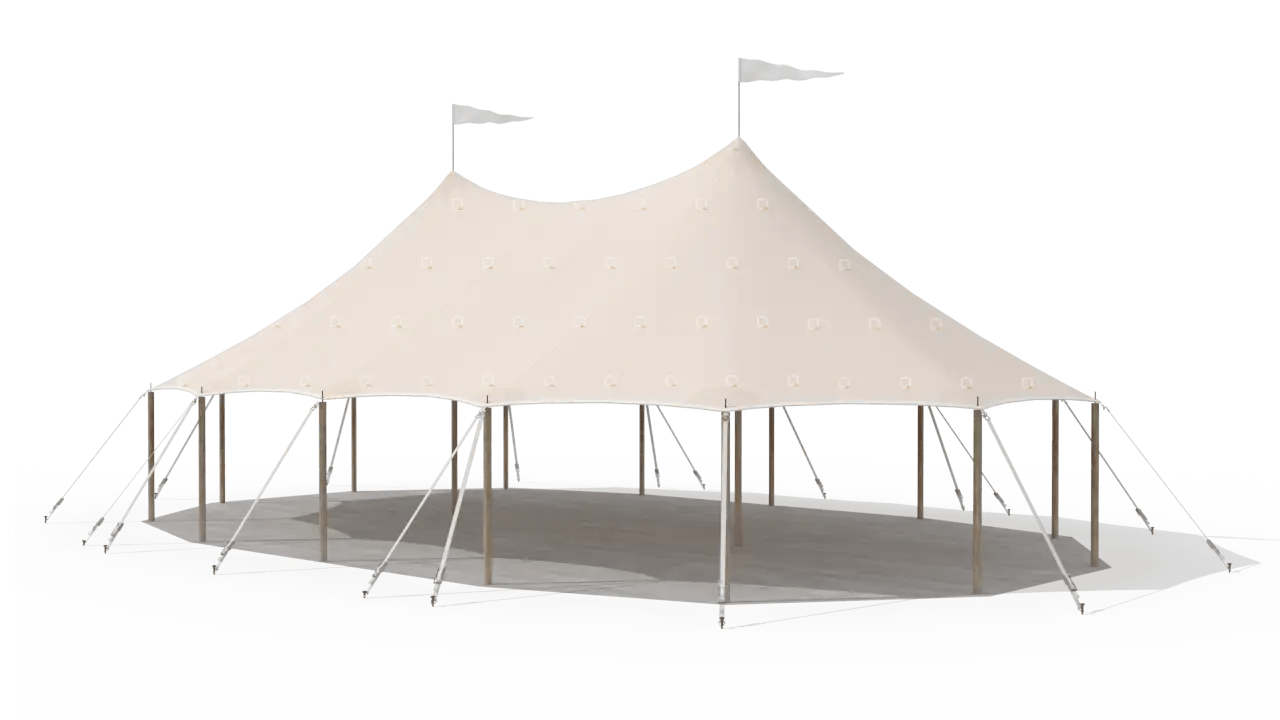 Luxury sailcloth tents