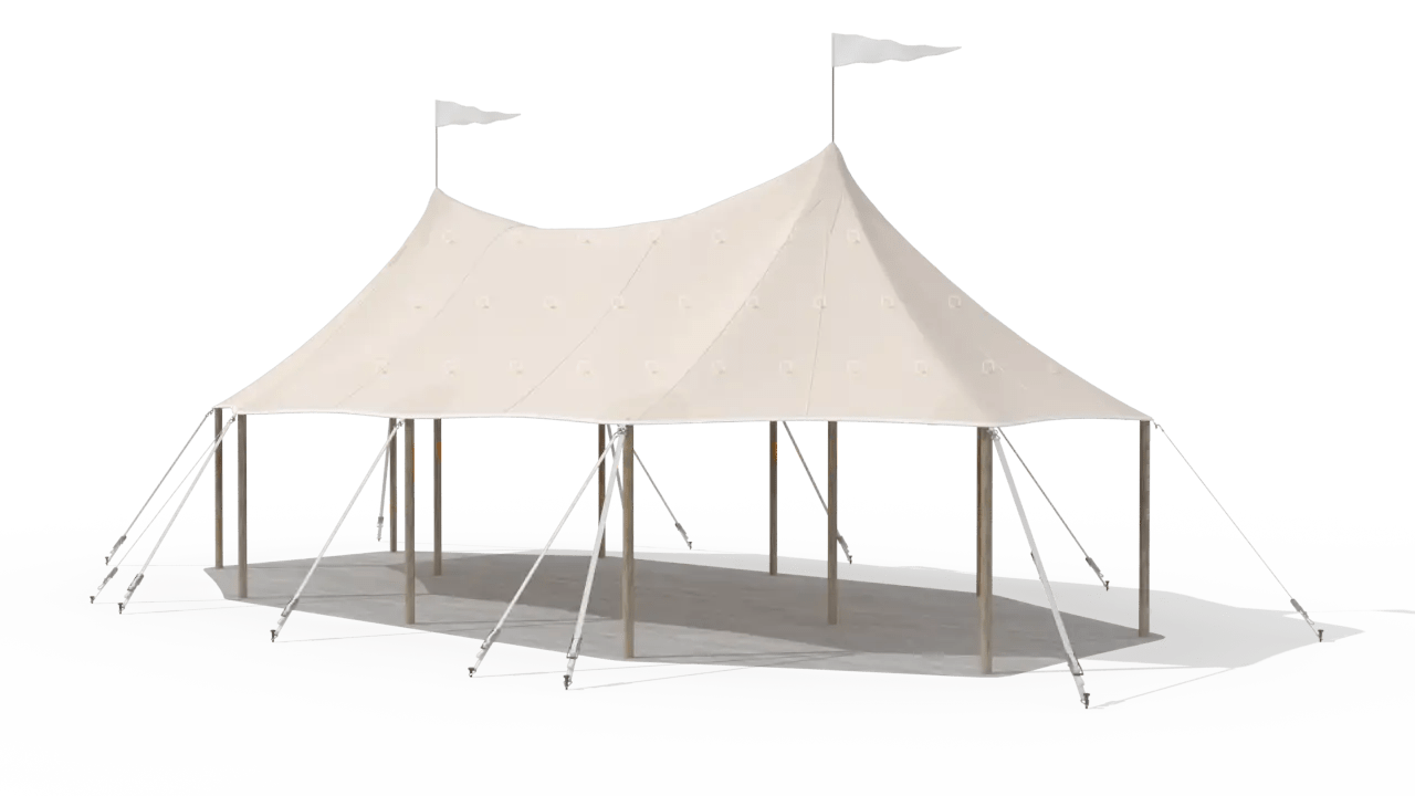 Luxury sailcloth tents