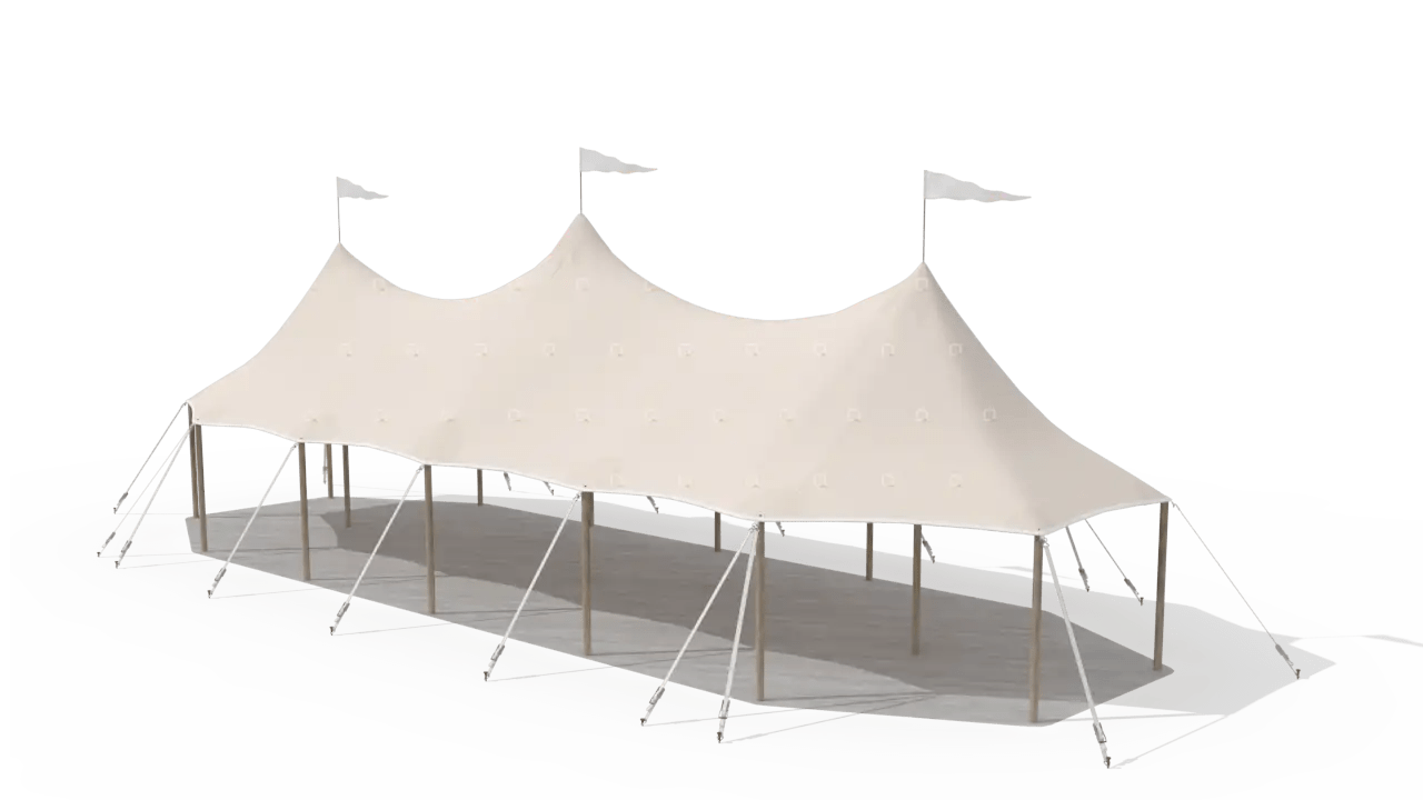 Luxury sailcloth tents