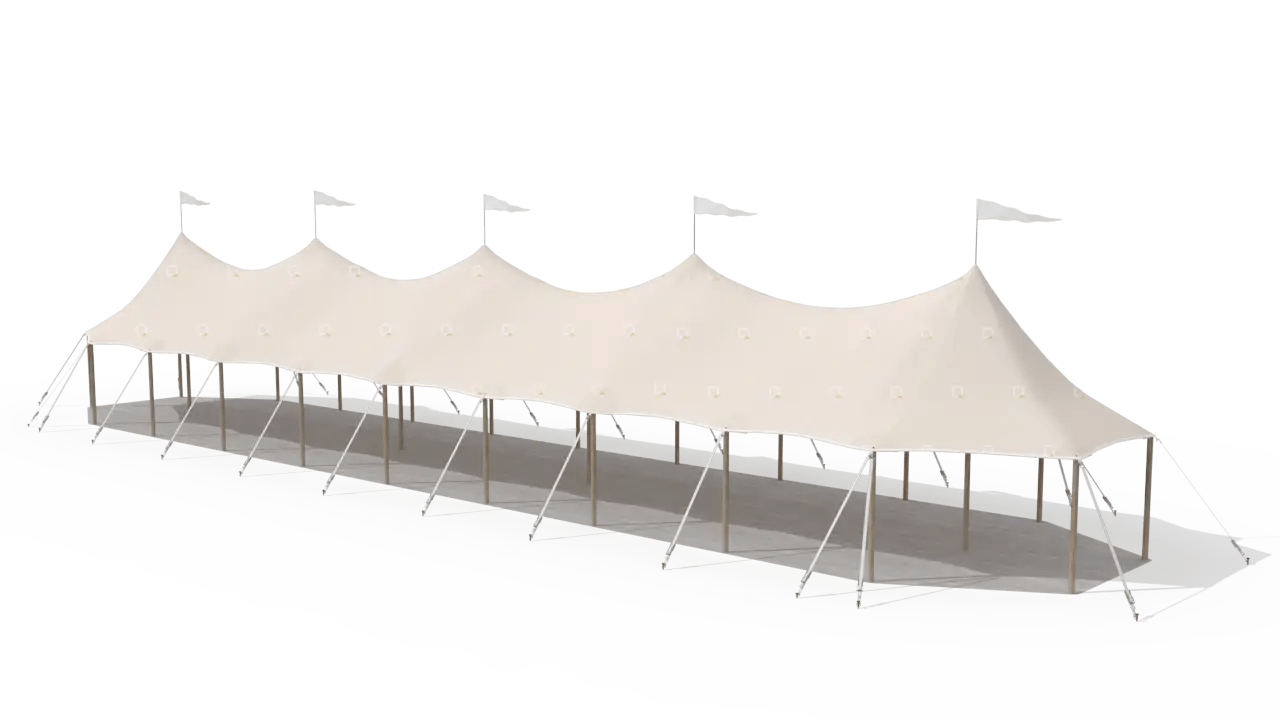 Luxury sailcloth tents