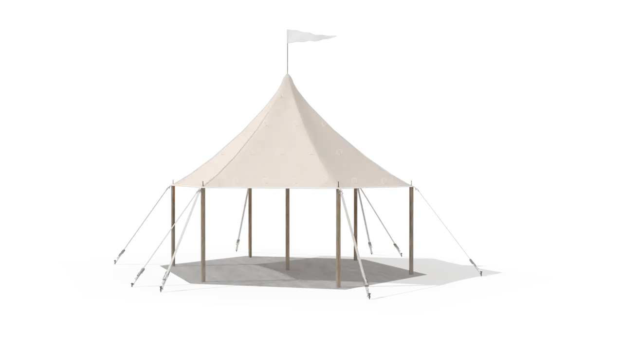 Luxury sailcloth tents