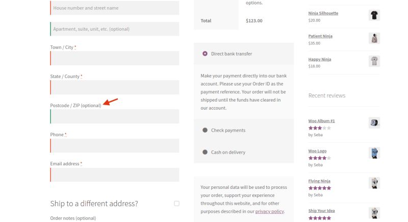 How To Disable Woocommerce Postal Code Validation Quadlayers - High Quality Dark Design - Desktop