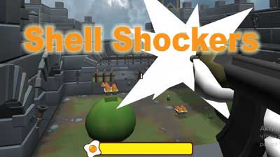 Shellshock Io Shell Shockers Fullscreen Unblocked Game Agario Style Asteroids IO Games Space.