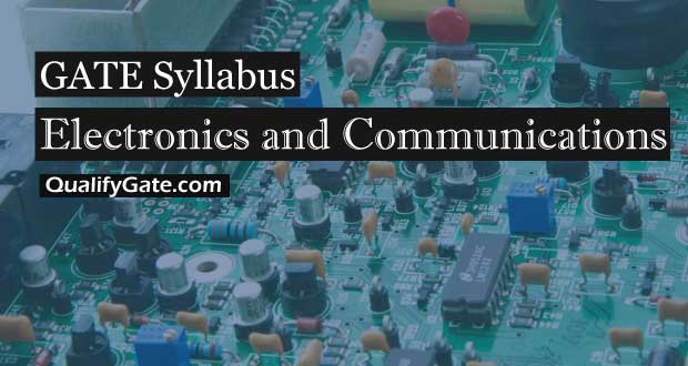 Gate 2020 Syllabus For Electronics And Communications Ece