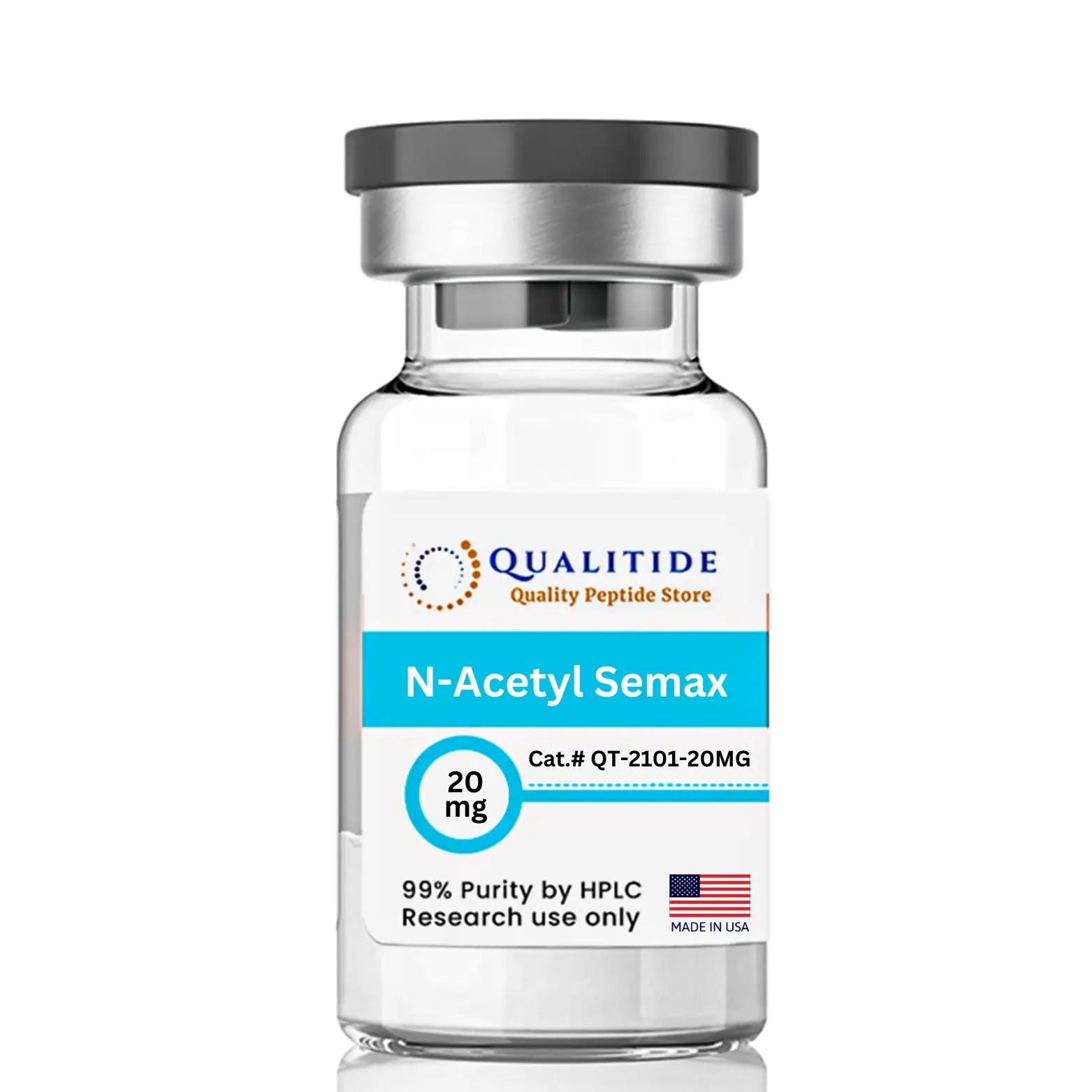 N-Acetyl Semax peptide for neuroprotective and nootropic research