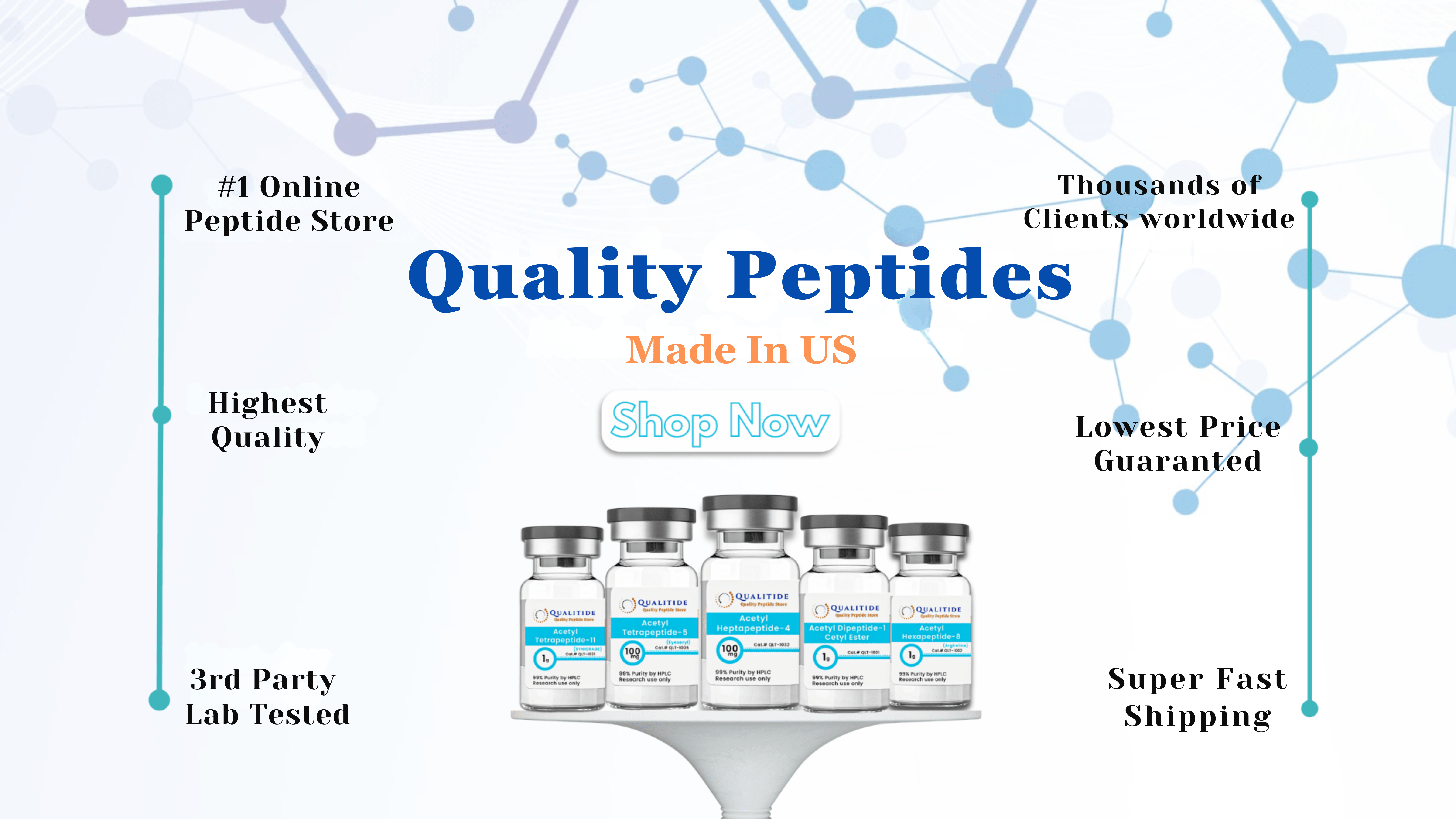 Collection of High Quality Peptides from Qualitide
