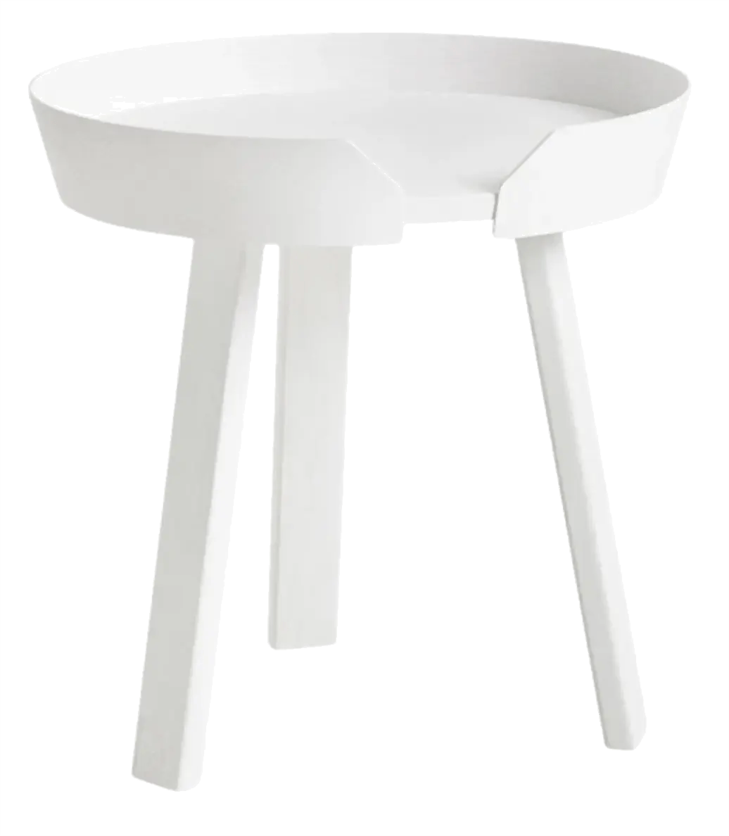 Around Coffee Table - Small - White