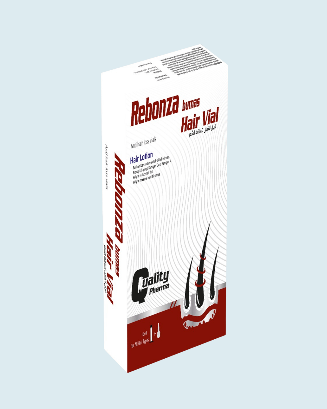 Rebonza Hair – Anti hair loss vials