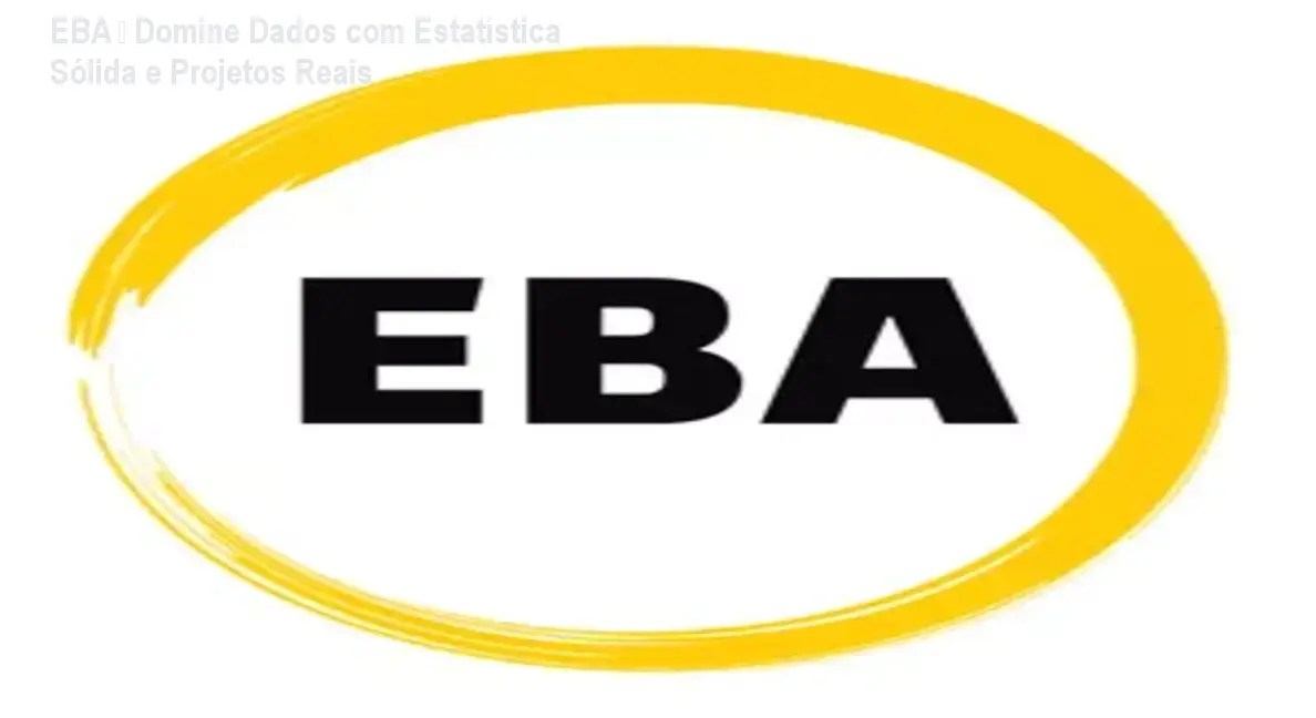Tela do curso EBA mostrando dashboards, código Python e análise de dados reais