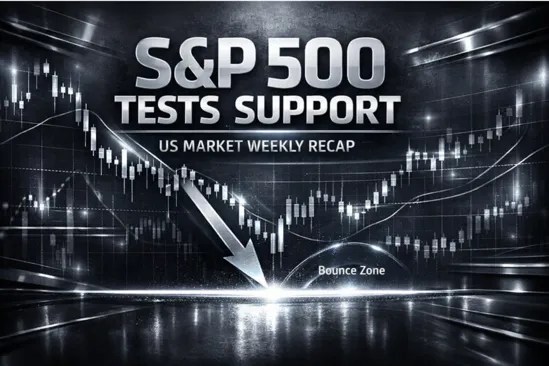 US stock market weekly recap March 2026 S&P 500 tests support technical analysis chart