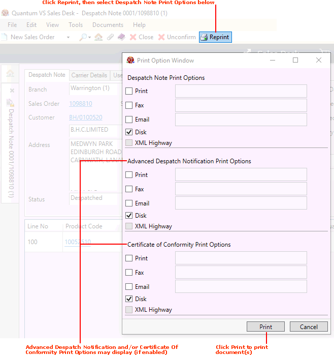 Printing A Despatch Note Manually - Gorgeous Abstract Pattern - Mobile