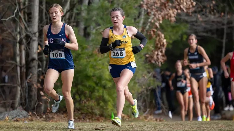 Senior Rachel S. Germain cements her name in program history, being the first Bobcat in 20 years to be named NCAA All-Regional. (Photo Courtesy of Quinnipiac Athletics)