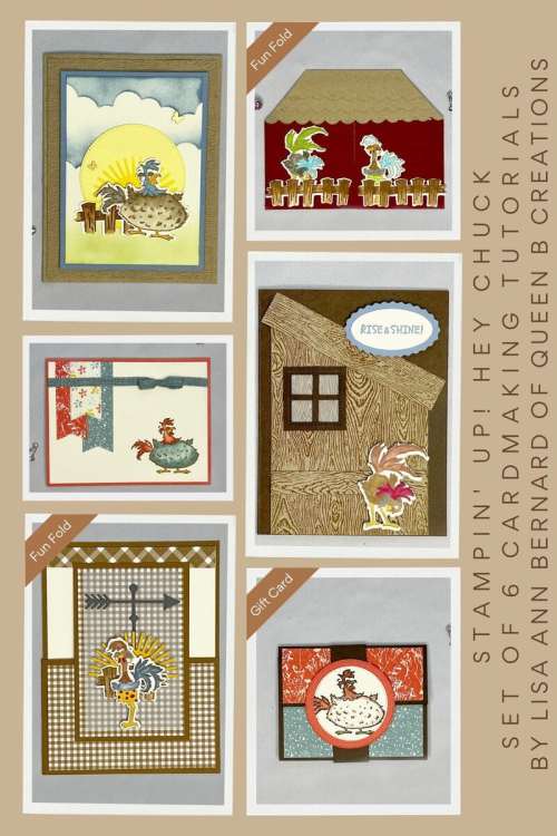 Stampin' Up! Hey Chuck Set of 6 Tutorials for sale Pinterest Pin