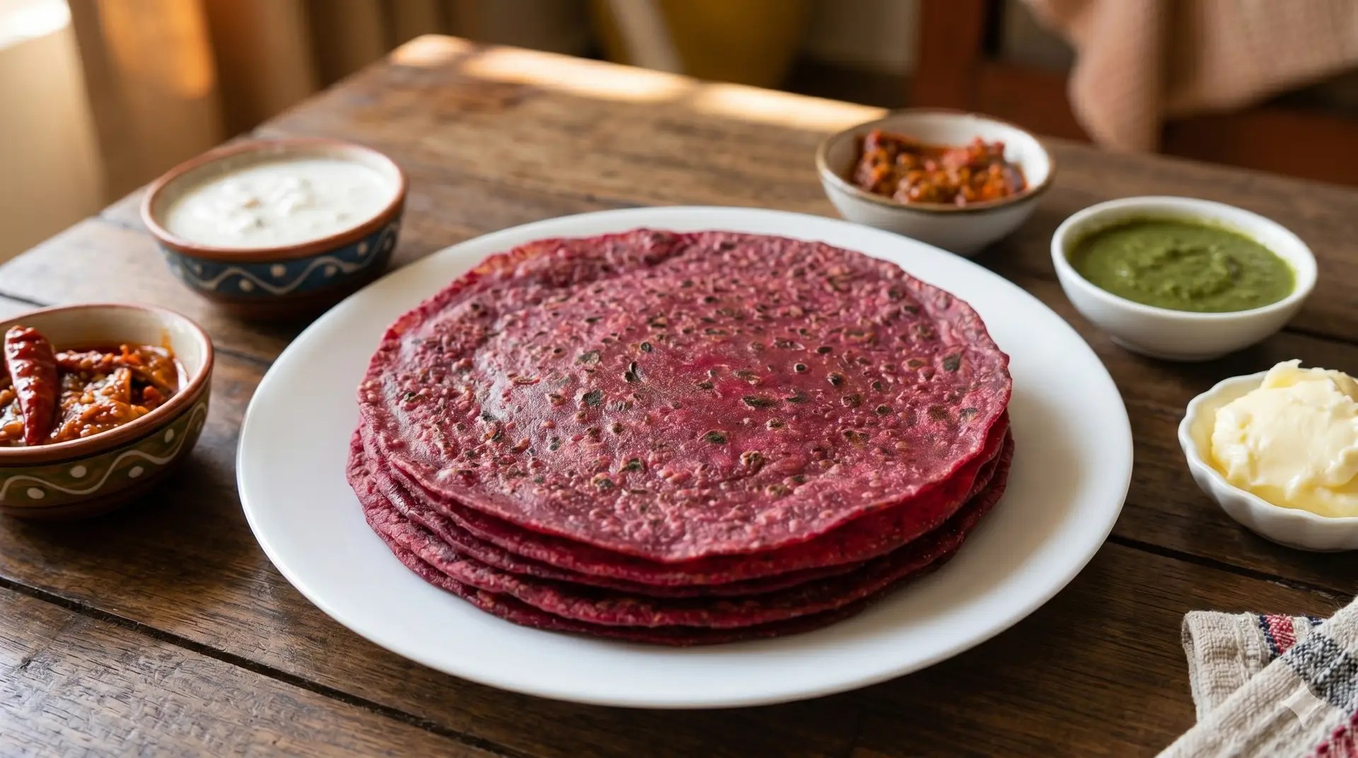 Beetroot Paratha