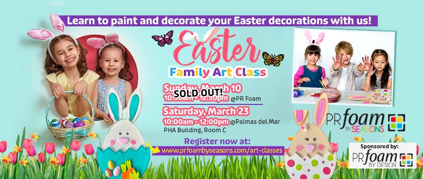 Easter Family Art Class - PR Foam by Seasons