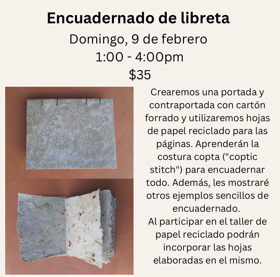 Encuadernado de libreta con papel reciclado - MAC Studios