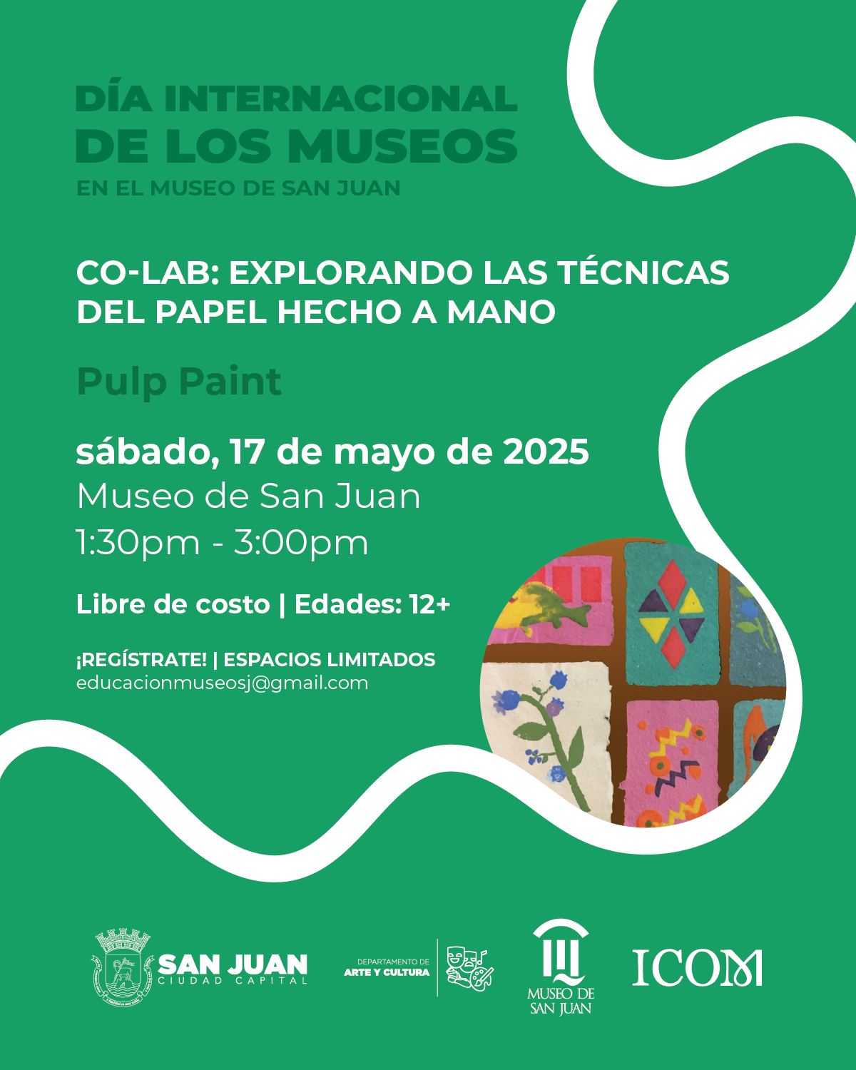 Co-Lab: Explorando las técnicas del papel hecho a mano - Museo de San Juan