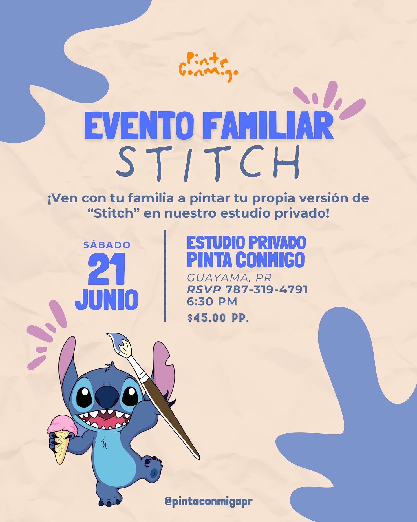 Stitch - Pinta conmigo