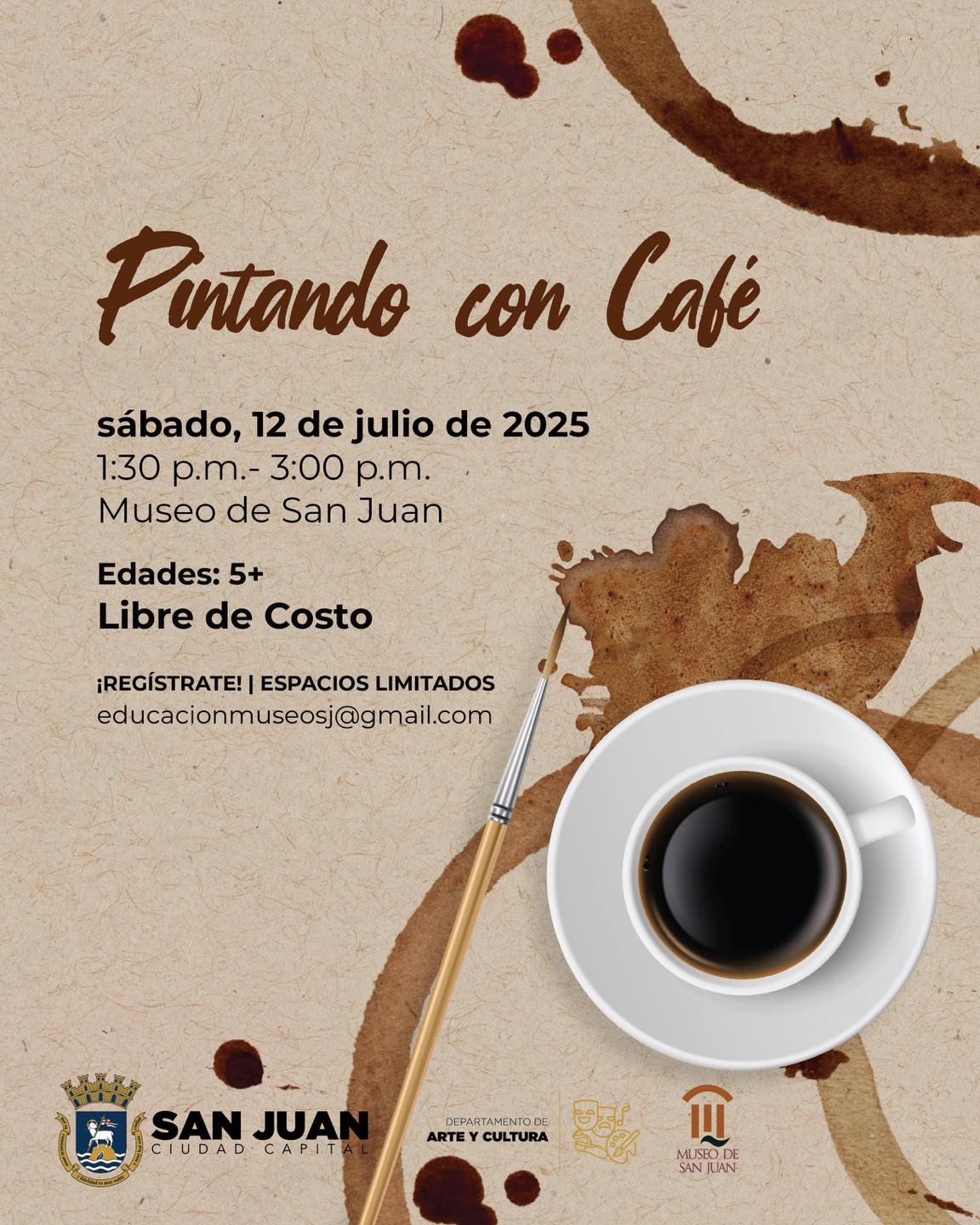 Pintando con Café - Museo de San Juan