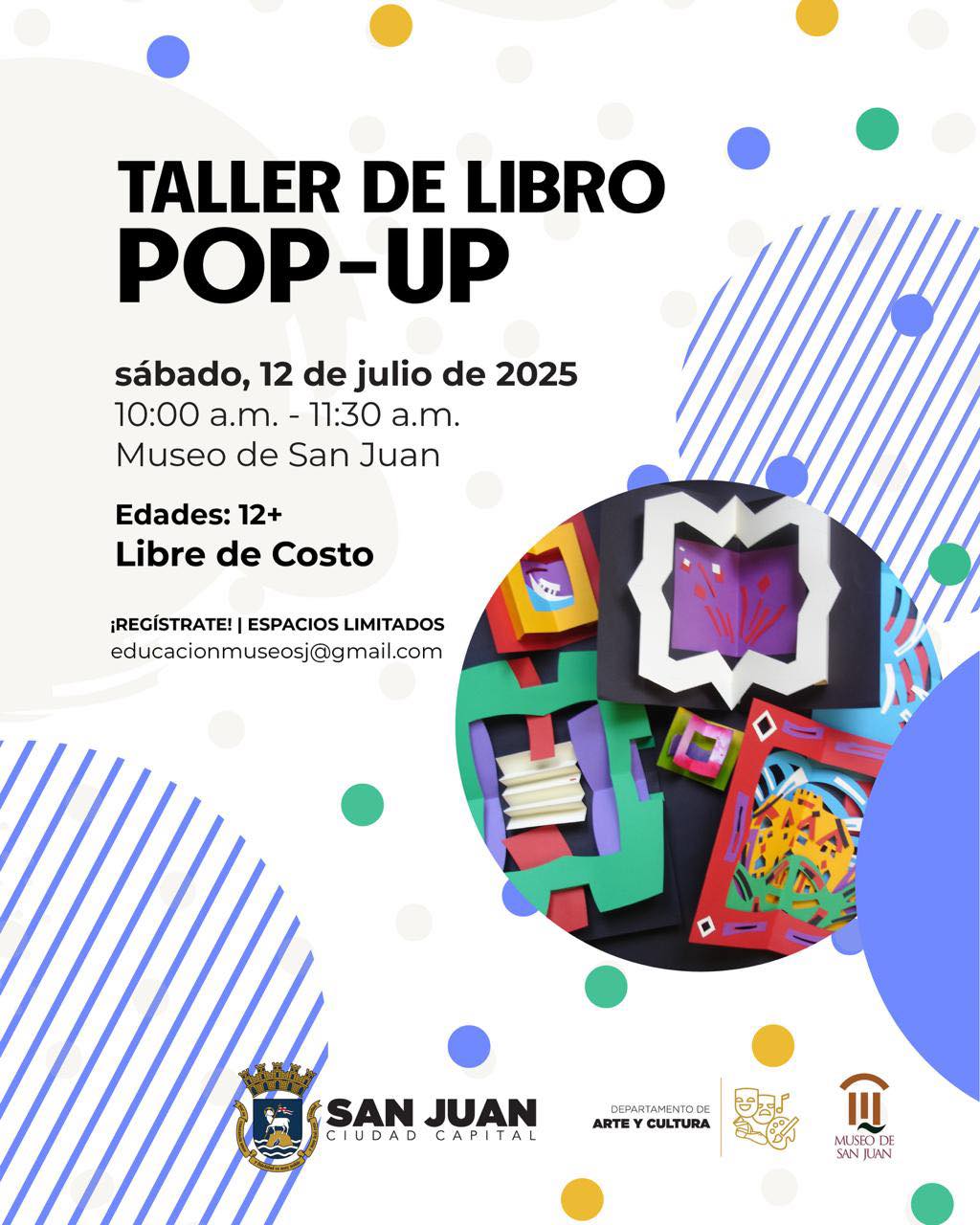 Taller del Libro Pop-Up - Museo de San Juan