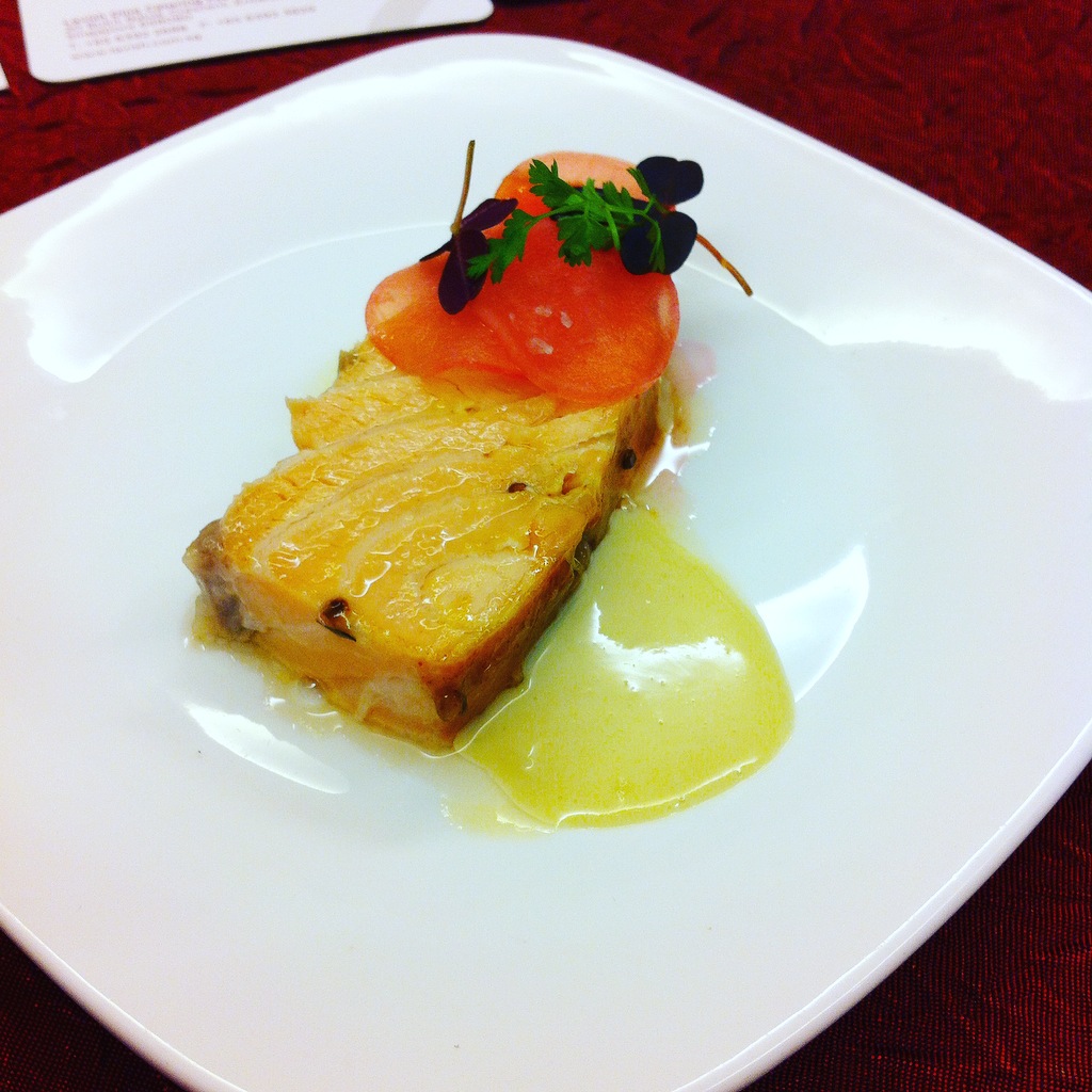 Indigenous Cedar Plank Salmon, Pickled Radish