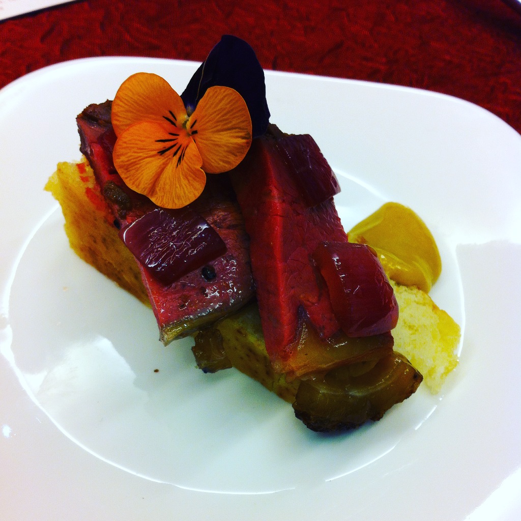 Roast Canadian Beef, Apricot and Rosemary Bannock