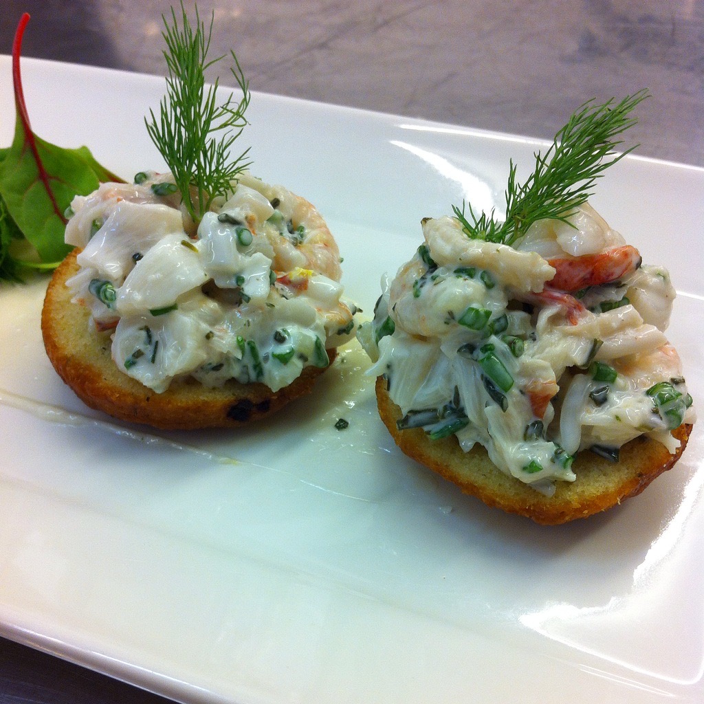 Sub Sole for Lobster Roll on Apricot Fry Bread