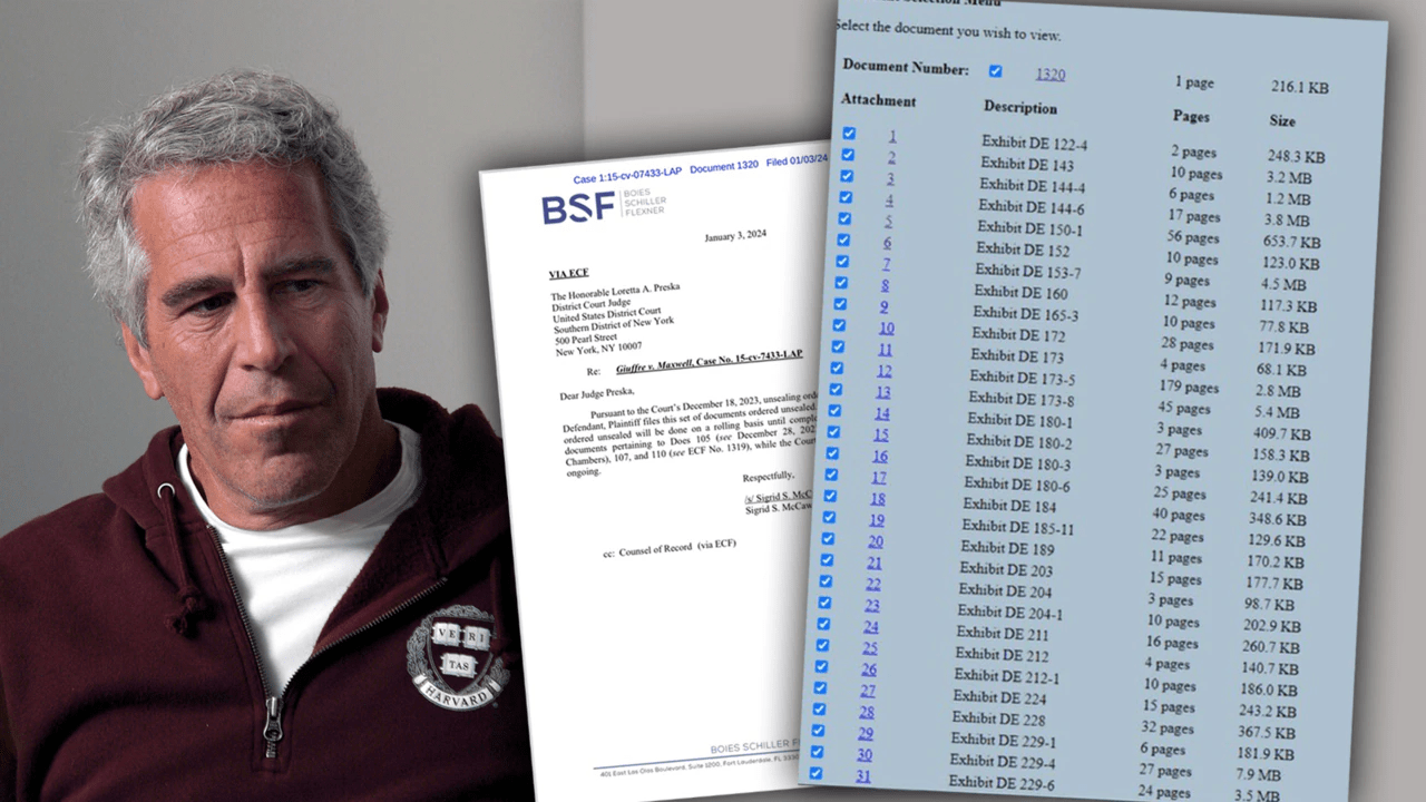 Unsealed Documents Reveal Over 100 Names Linked to Jeffrey Epstein, Including Accusers and Business Associates
