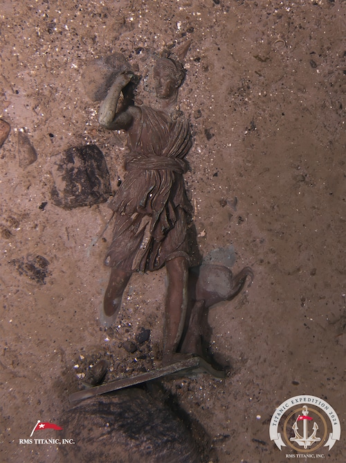 Titanic expedition yields lost bronze statue, high-resolution photos and other discoveries