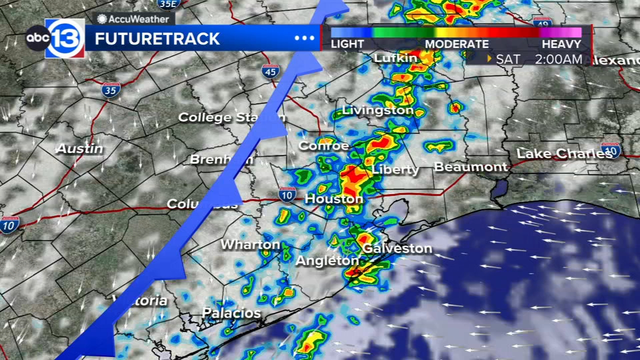 Front blowing in Friday night kicks off weekend with chance for showers and thunderstorms