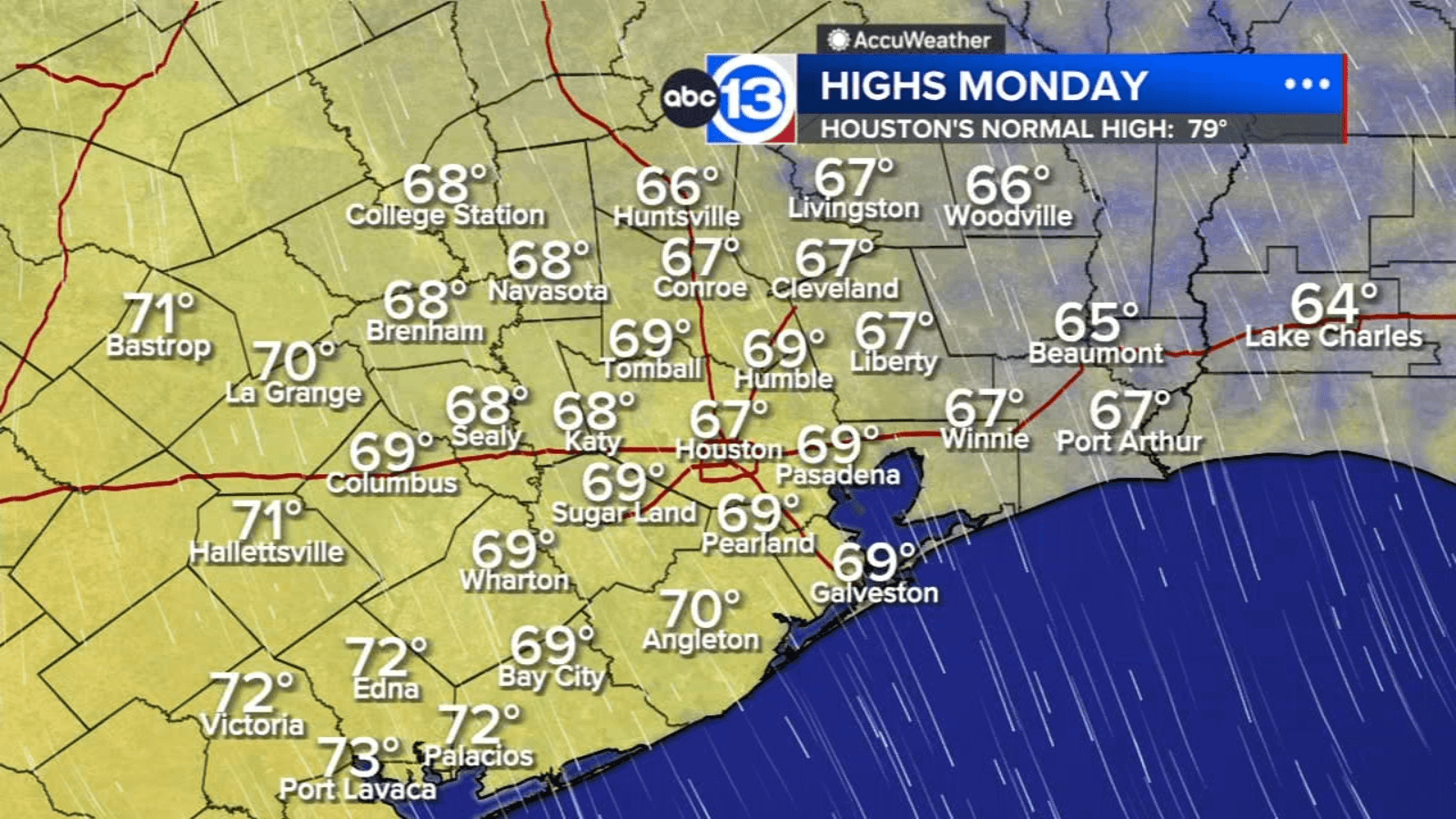 Springtime chill has arrived along with dry conditions