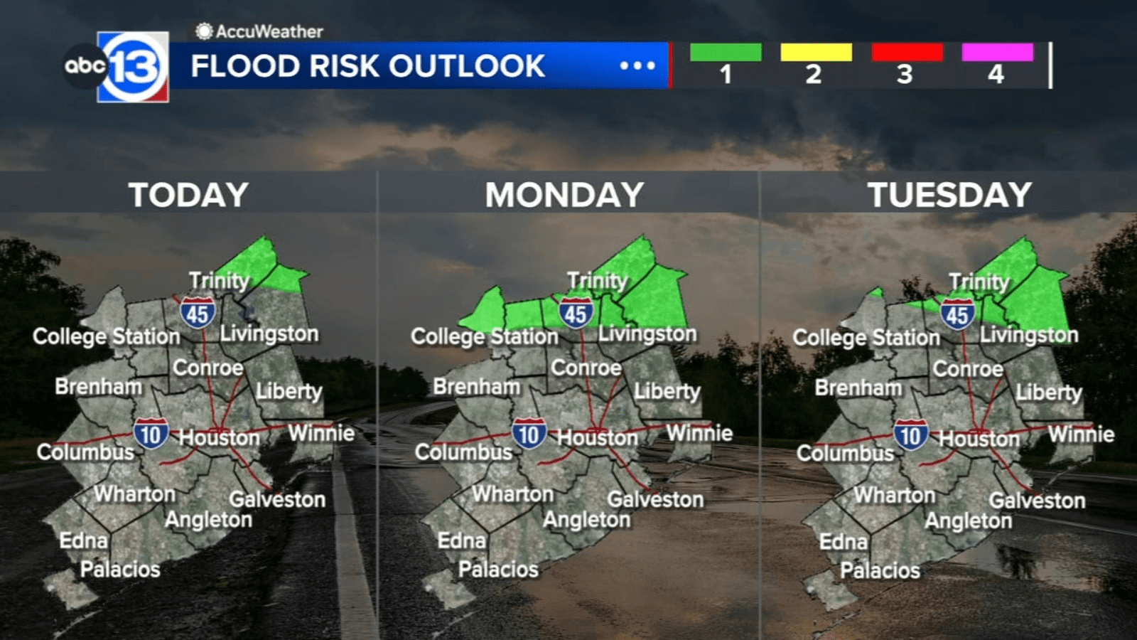 Rain chances increasing next week