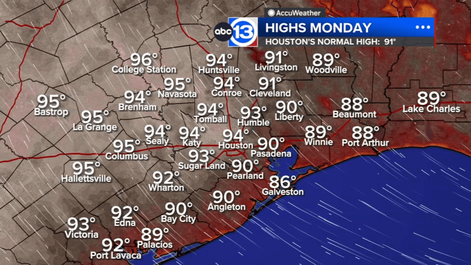 Warmer and drier week ahead, near triple-digit this weekend
