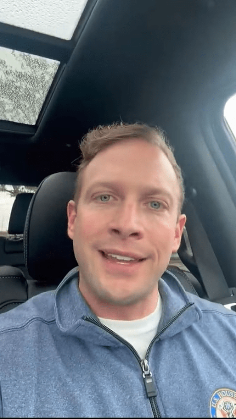 Rep. Max Miller Claims Driver Waving Palestinian Flag Ran Him Off the Road