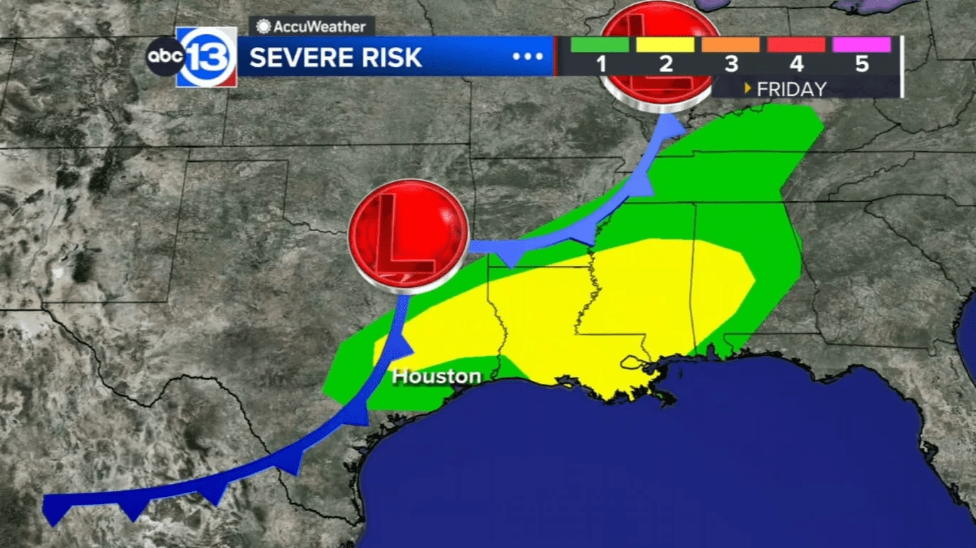 ABC13 Weather Watch due to the potential for strong to severe thunderstorms